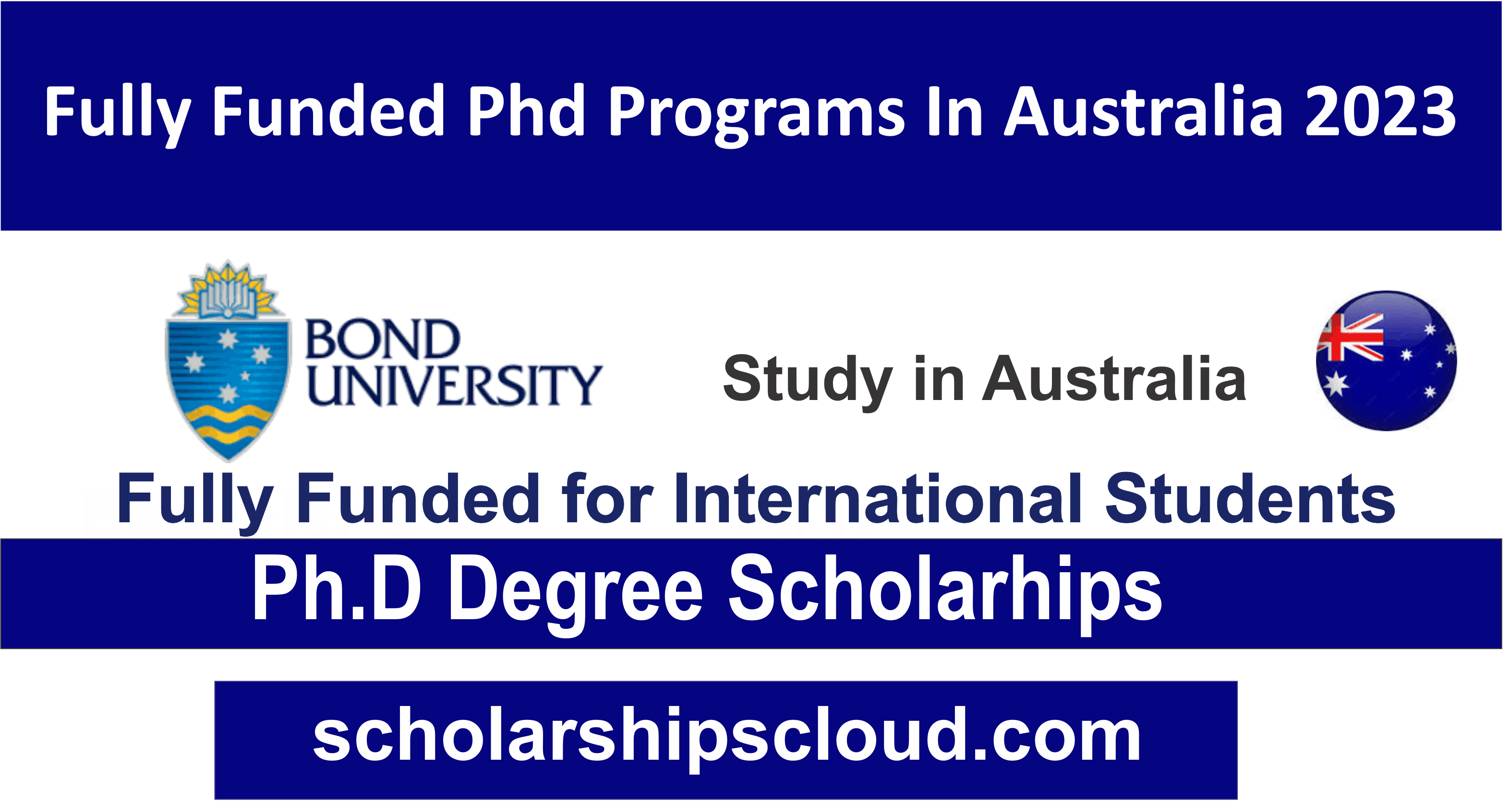 is phd in australia fully funded
