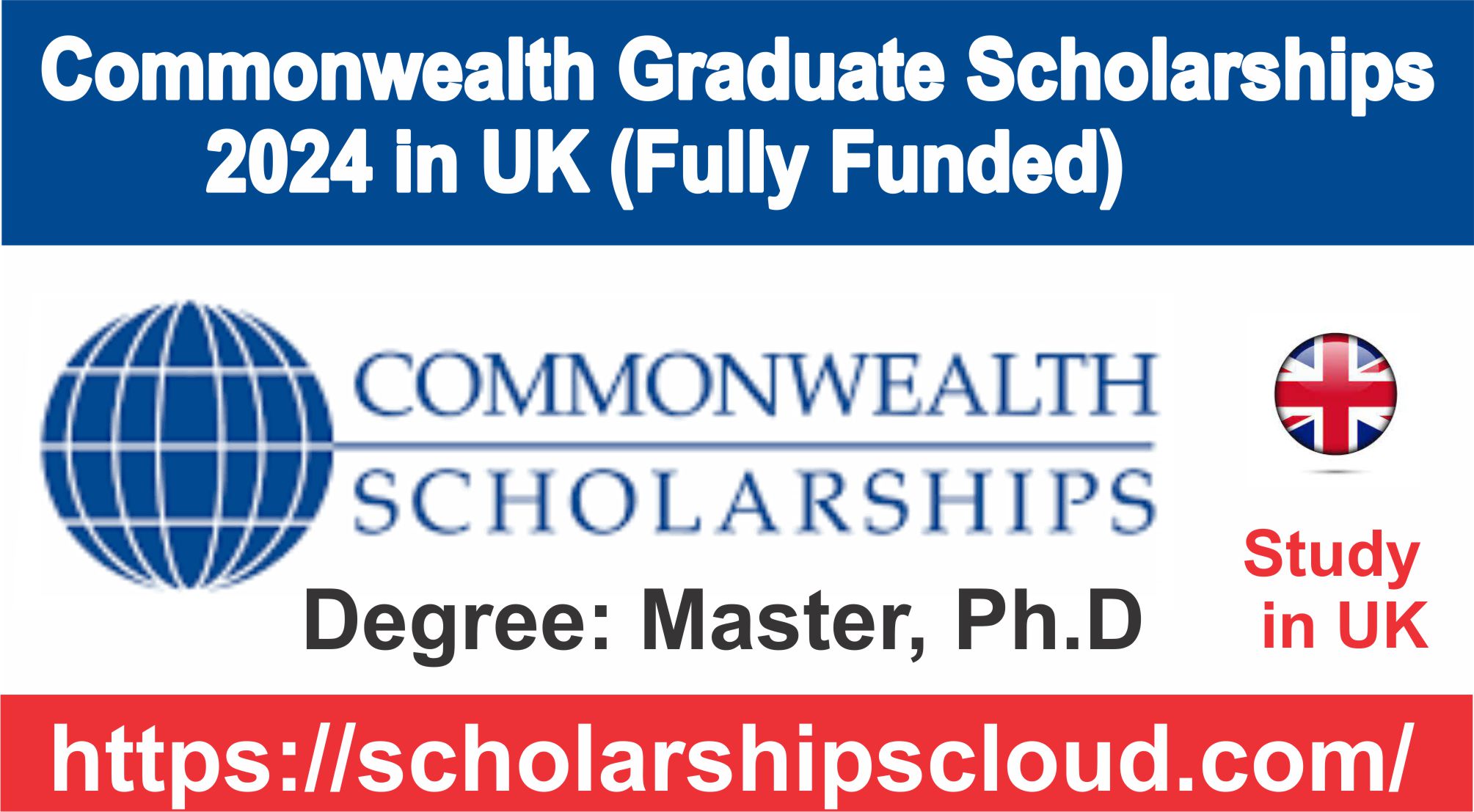 Commonwealth Graduate Scholarships 2024 in UK (Fully Funded)